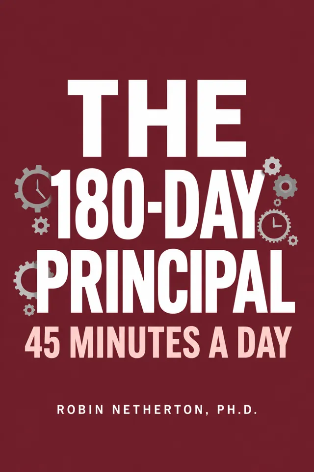 Cover of The 180-Day Principal by Dr. Robin Netherton